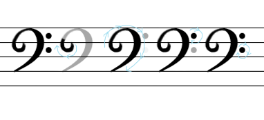 scrivere la chiave di Fa